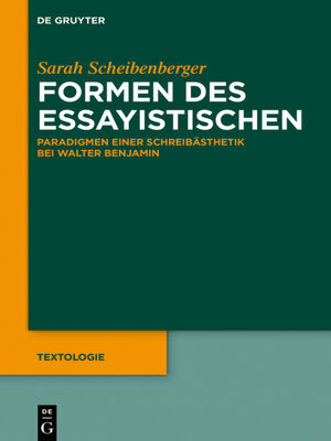 cover image of Formen des Essayistischen